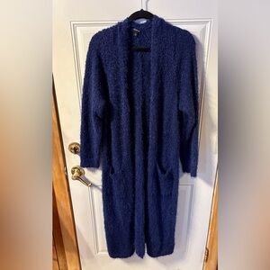 Torrid fuzzy/eyelash Knit Long Cardigan Size 2X Open Front, Has Pockets